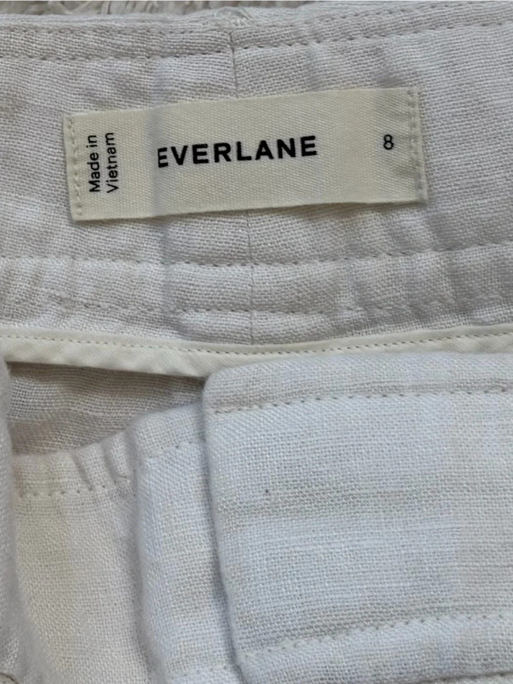 Everlane The Linen Way-High Drape Pant NWOT